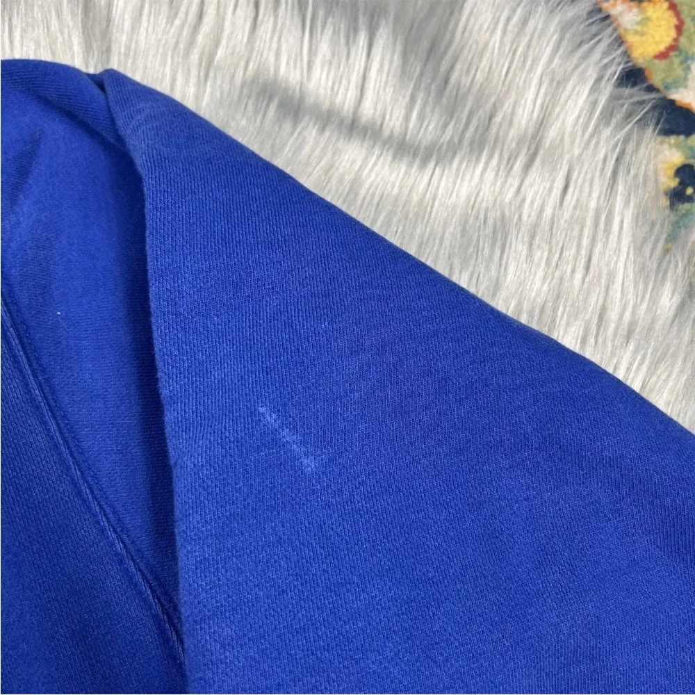 Vintage Disney Store Tigger Winnie The Pooh Blue Half Zip Sweater